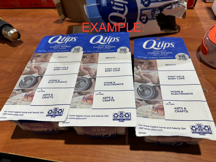 Q-Tips Cotton Swabs 3-pack, Total 1750-count (NEW)