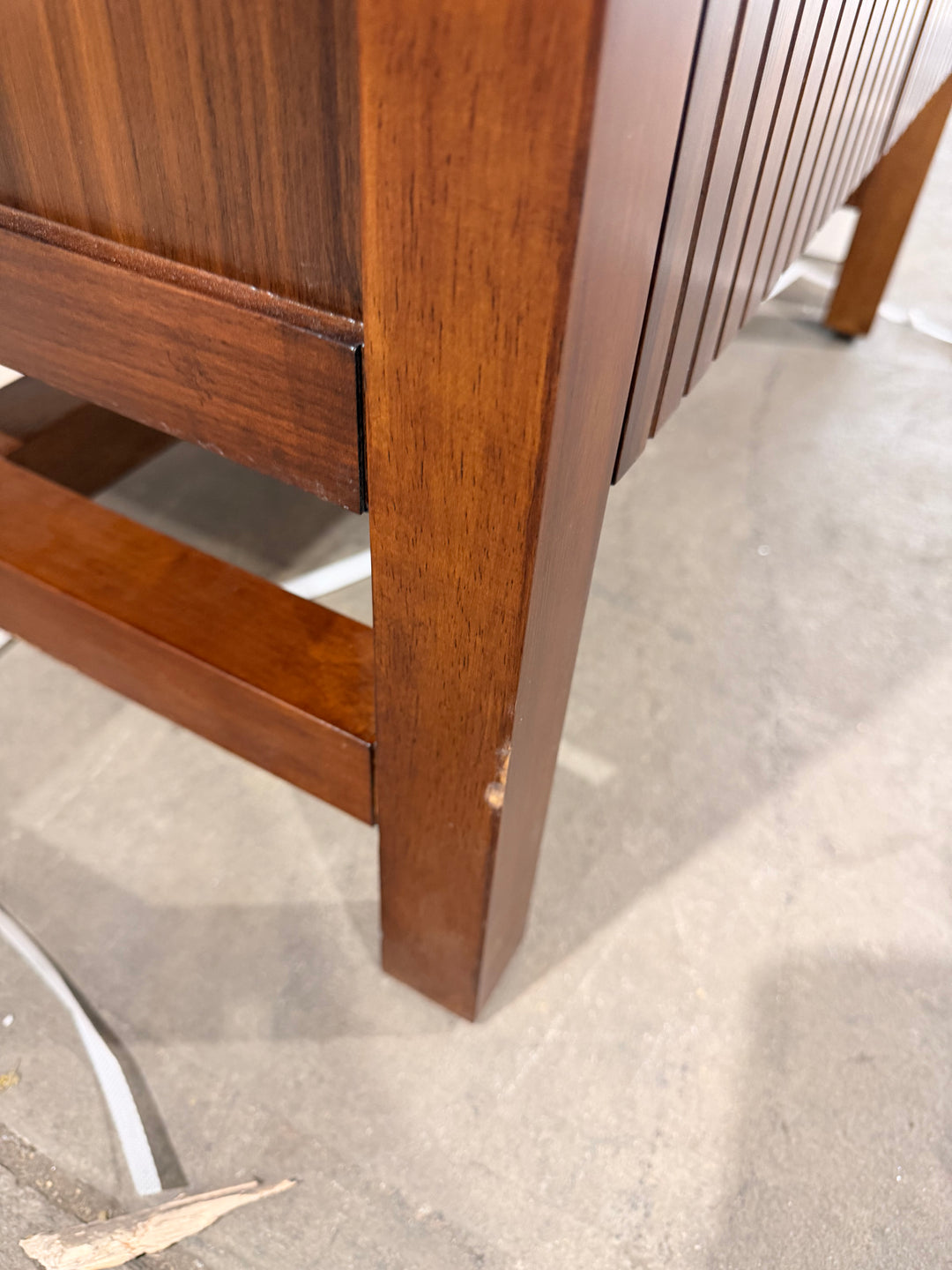 Origin 21 Lolli 30-in Walnut Bathroom Vanity with White Stone Top (open box)