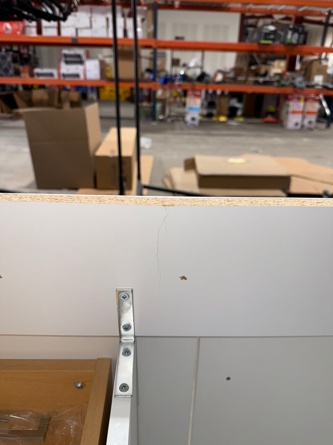 Project Source Series 36-in True White Bathroom Vanity Base Cabinet without Top (Damaged)