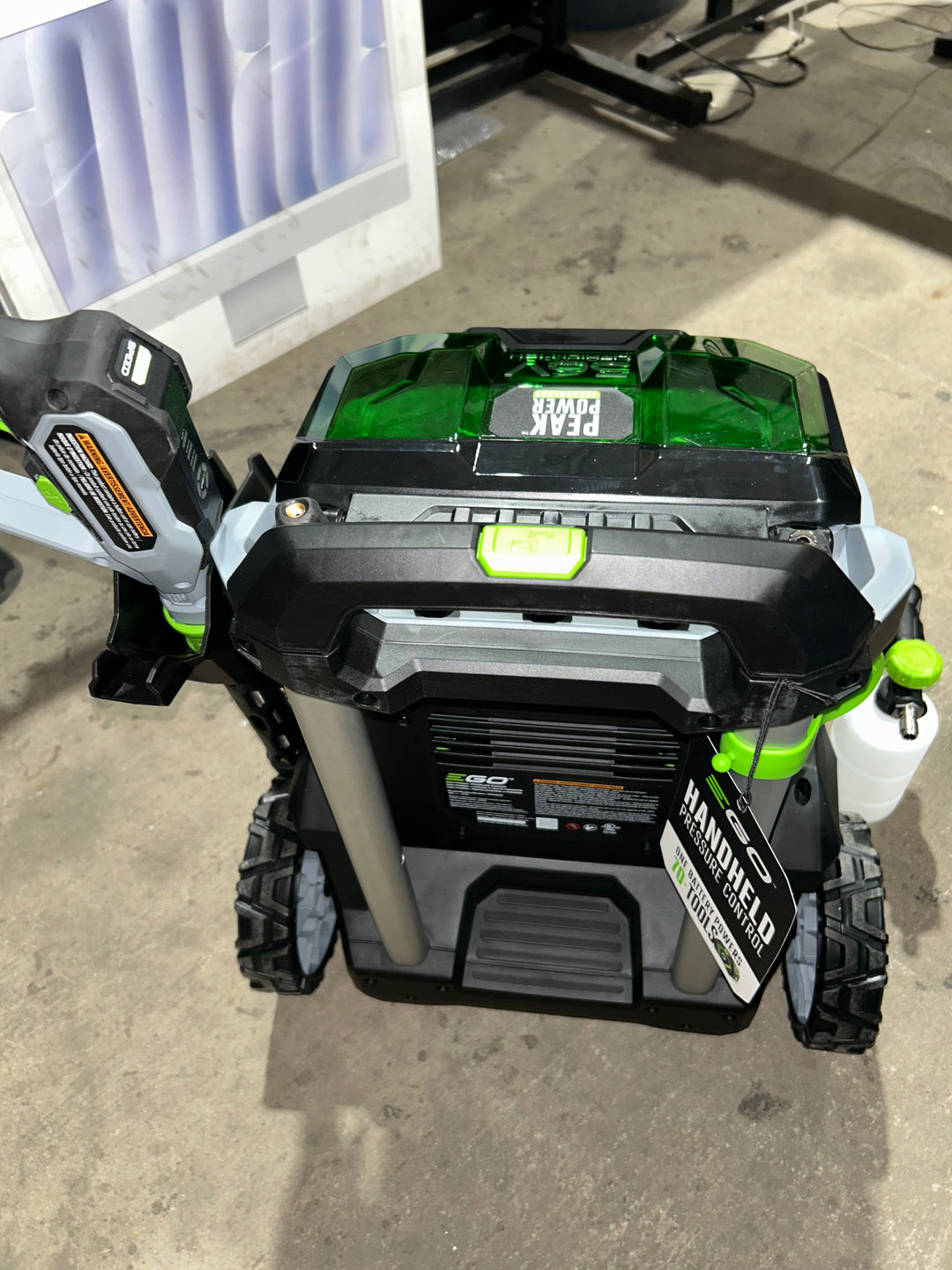 EGO POWER+ 3200-PSI 1.2-GPM Cold Water Battery Pressure washer with 5 Spray Tips (used)