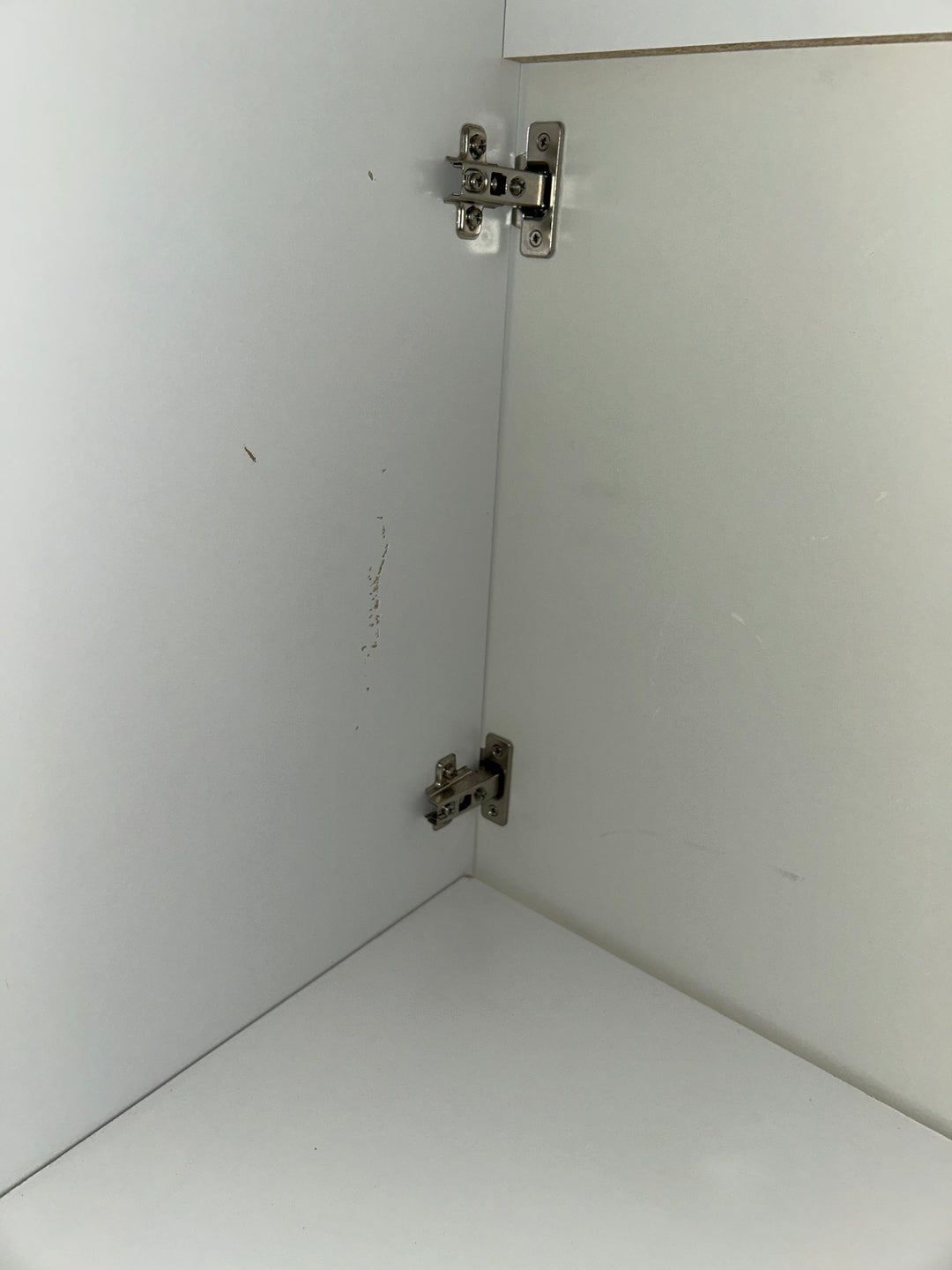 Project Source Dover 30-in True White Single sink Bathroom Vanity with White Cultured marble Top (damaged)