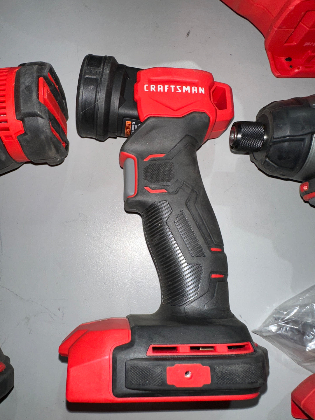 CRAFTSMAN V20 20-volt Max 4-Tool Power Tool Combo Kit with Soft Case (2-Batteries and Charger Included) (Used)