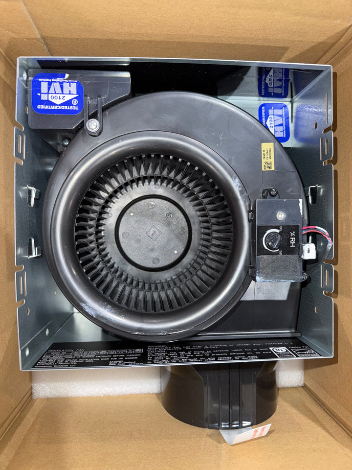Utilitech Ventilation Fan 1.5-Sone 100-CFM  White Bathroom Fan (Open Box)
