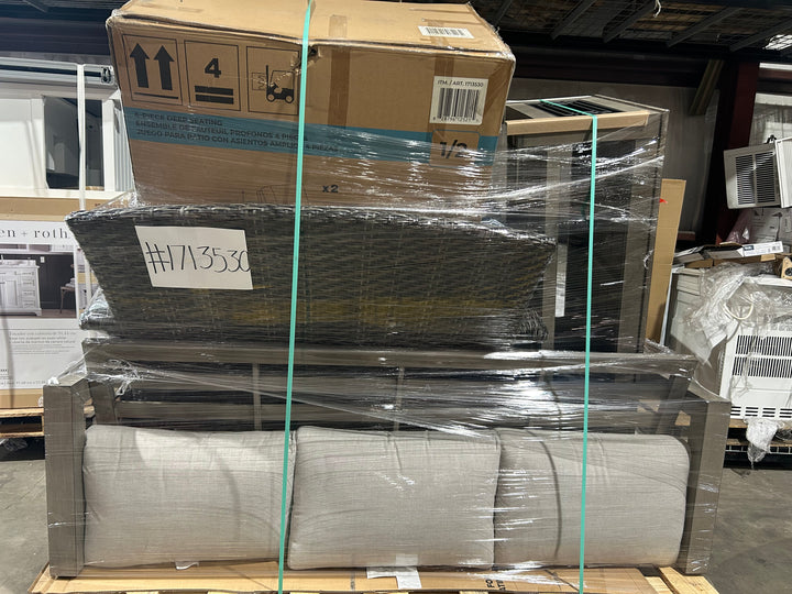 Austin II 4-piece Outdoor Patio Seating Set (Open Box)