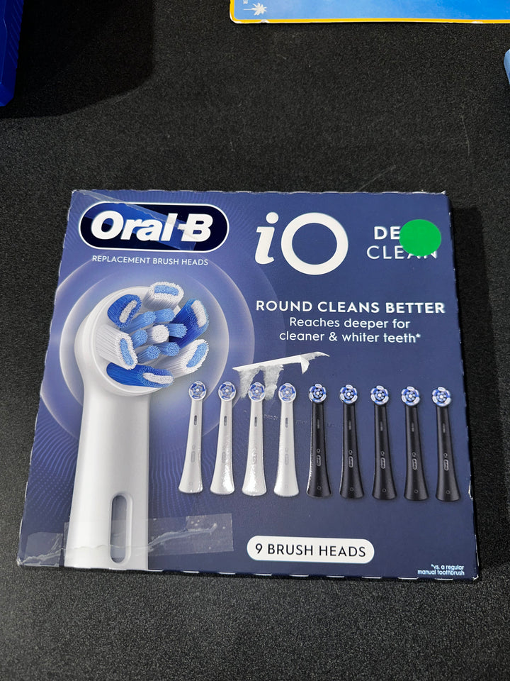 Cabezal de repuesto para cepillo de dientes Oral-B iO Deep Clean, 9 unidades (caja abierta)