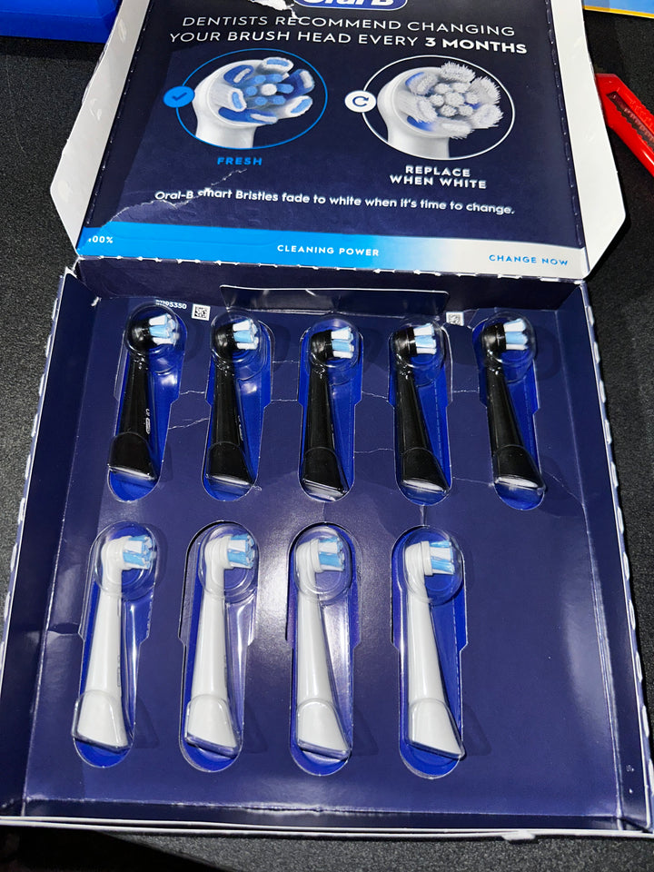 Cabezal de repuesto para cepillo de dientes Oral-B iO Deep Clean, 9 unidades (caja abierta)