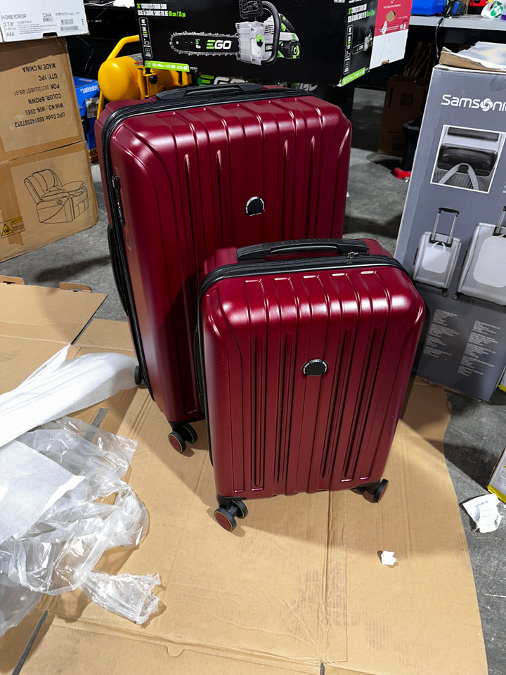 Delsey Paris Accelerate 2-piece Hardside Spinner Luggage Set (used)