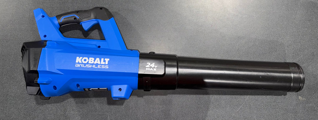 Kobalt 24-volt Cordless Battery String Trimmer and Leaf Blower Combo Kit (Battery & Charger Included) (used)