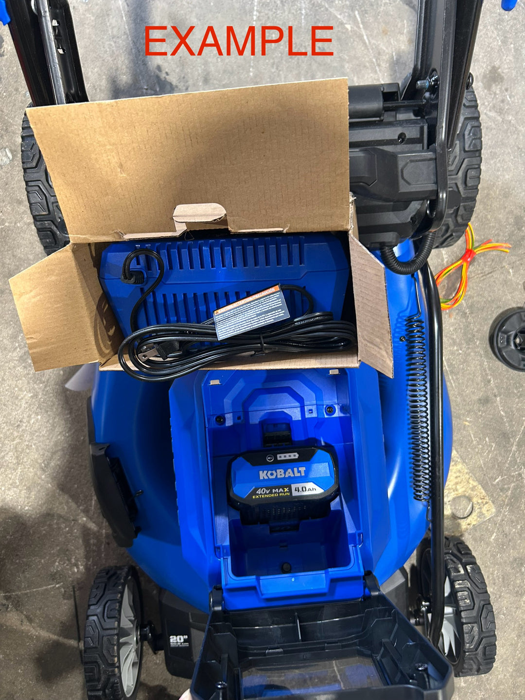 Kobalt Gen4 40-volt, 20-in Self Propelled Battery Walk Mower with (1) 6 Ah Battery and Charger Included