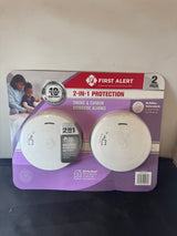 First Alert 2 In 1 Protection Smoke Carbon Monoxide Alarm 2 Pack 1544678