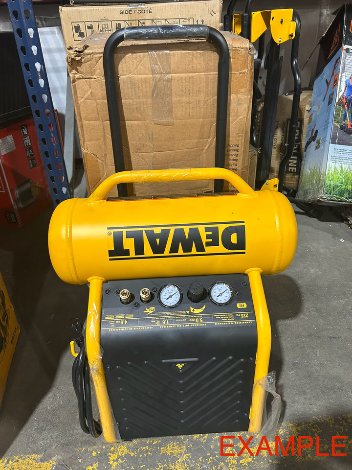 DEWALT 4.5-Gallon Portable Electric 225 PSI Horizontal Air Compressor (open box)