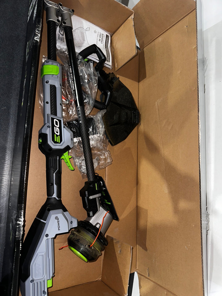 EGO POWER+ POWERLOAD with Carbon Fiber Shaft 56-volt 16-in Telescopic Shaft Battery String Trimmer 2.5 Ah (Battery Included) (Charger Included) (USED)