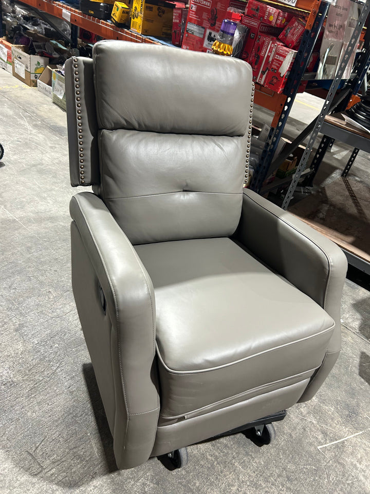 Beatriz Living Room Recliner with Metal Base - DOVE (open box)