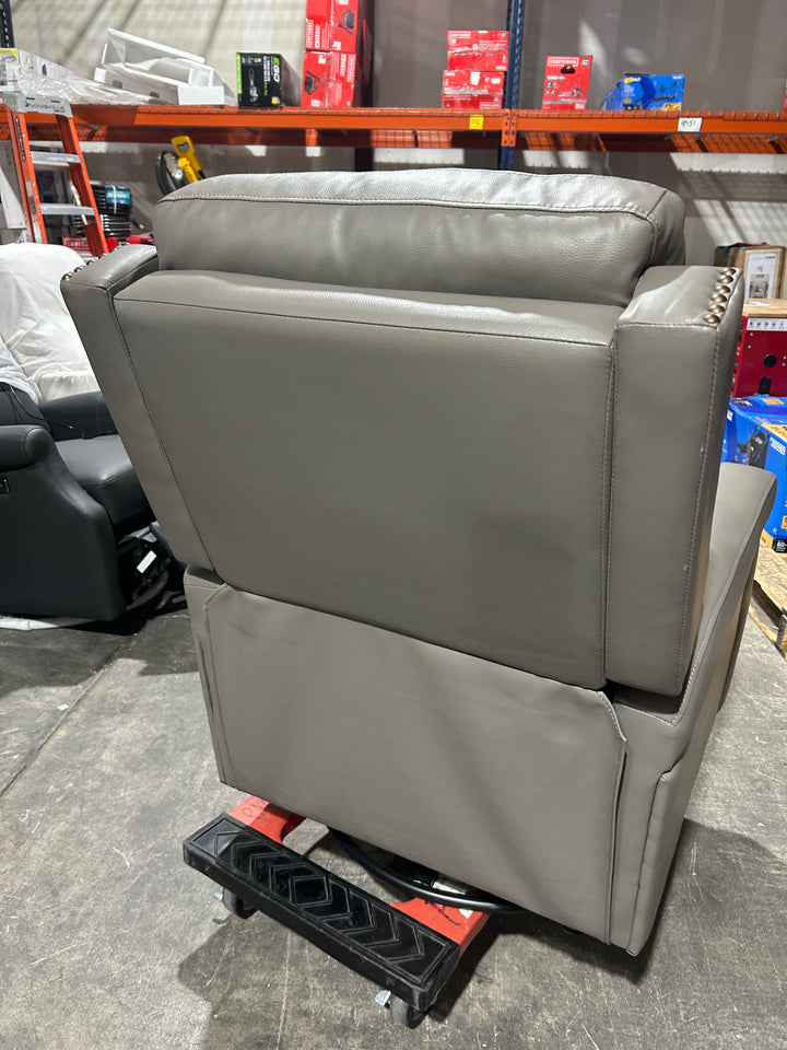 Beatriz Living Room Recliner with Metal Base - DOVE (open box)