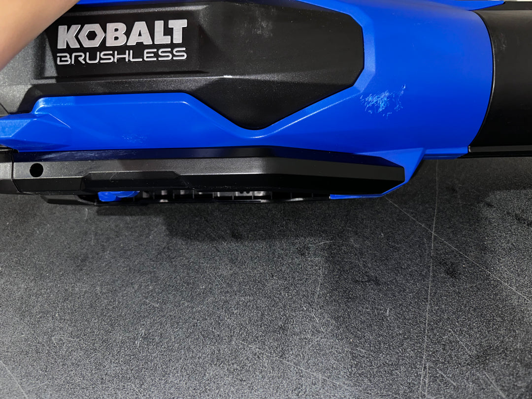 Kobalt 80-volt 630-CFM 140-MPH Battery Handheld Leaf Blower 4 Ah (used)