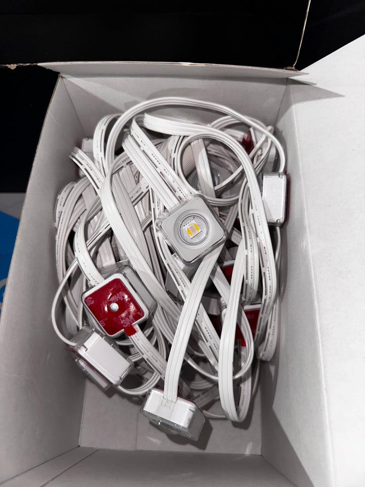 Luces LED para exteriores Govee Elite, 30 m, RGBICW, blancas, permanentes (caja abierta)