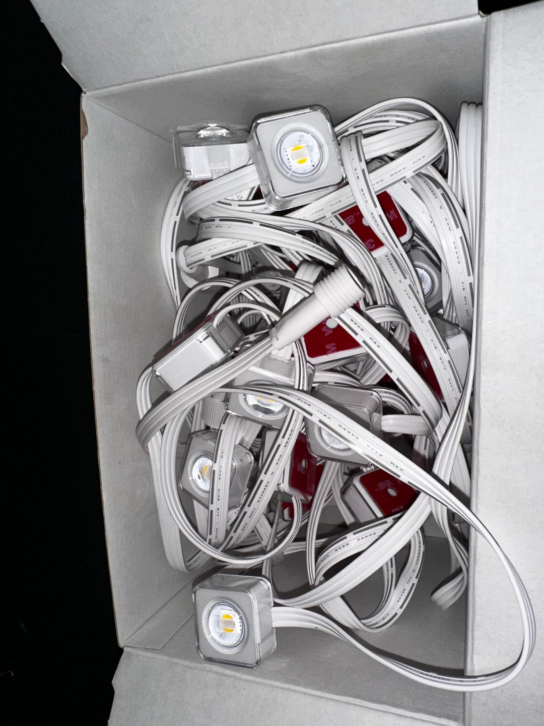 Luces LED para exteriores Govee Elite, 30 m, RGBICW, blancas, permanentes (caja abierta)