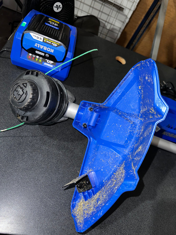 Kobalt 80-volt 16-in Straight Shaft Battery String Trimmer 4 Ah (Battery Included) (Charger Included) (used)