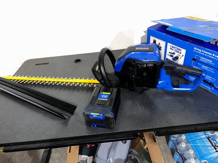 Kobalt 80-volt 26-in Battery Hedge Trimmer 2 Ah Battery Included , Charger Included (used)