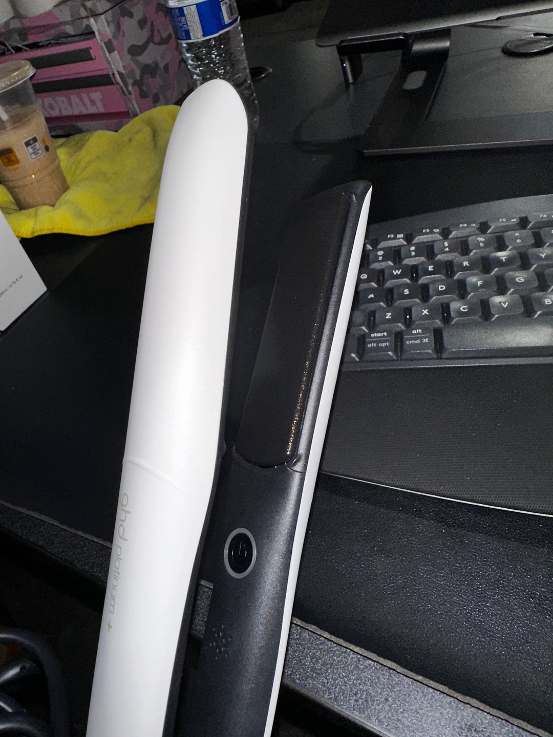 ghd Platinum+ Flat Iron (1 inch plate) White (USED)