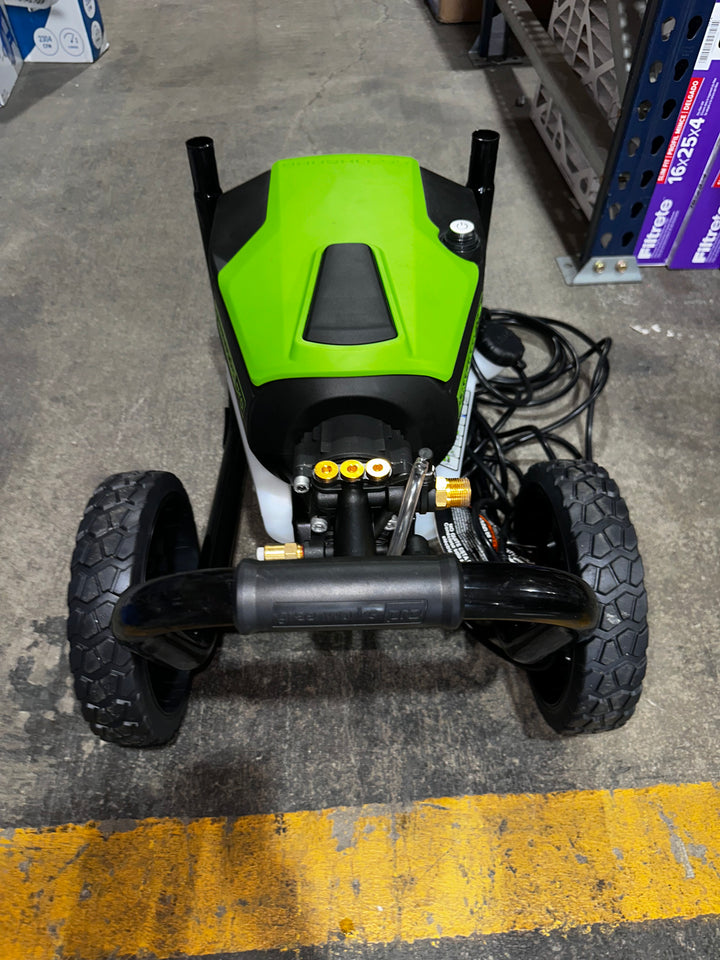 Greenworks Pro 3000 PSI 2-GPM Cold Water Electric Pressure Washer with 5 Spray Tips (used)