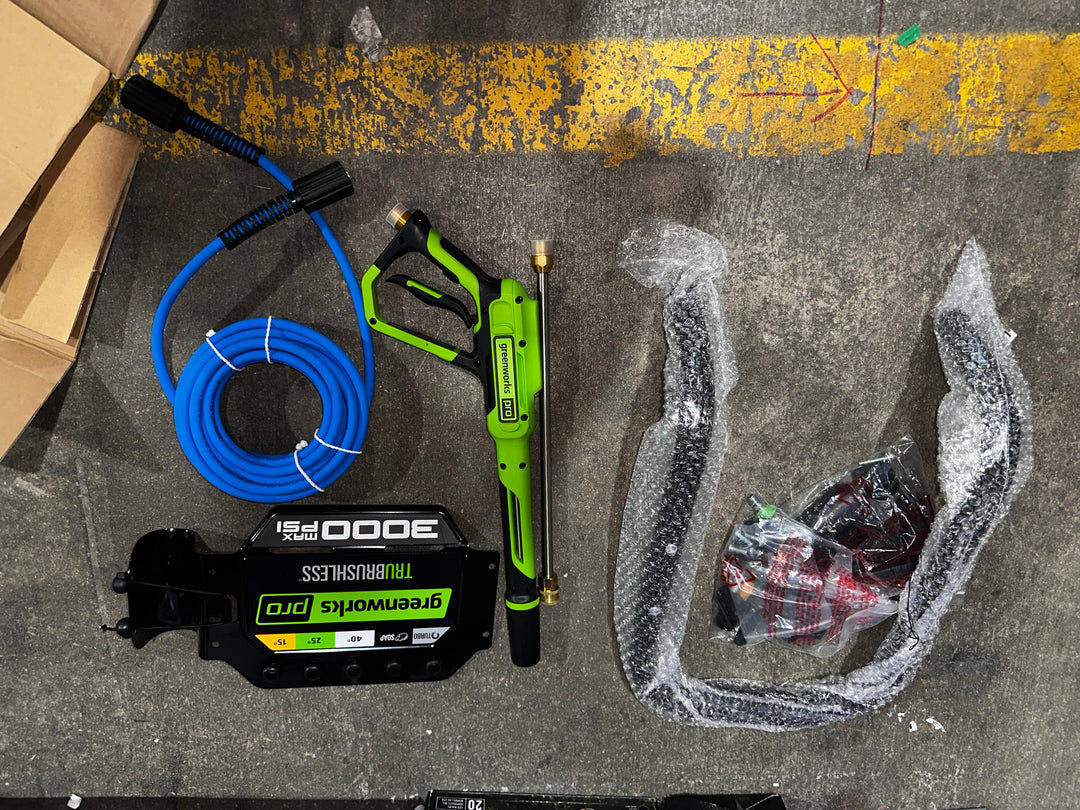 Greenworks Pro 3000 PSI 2-GPM Cold Water Electric Pressure Washer with 5 Spray Tips (used)