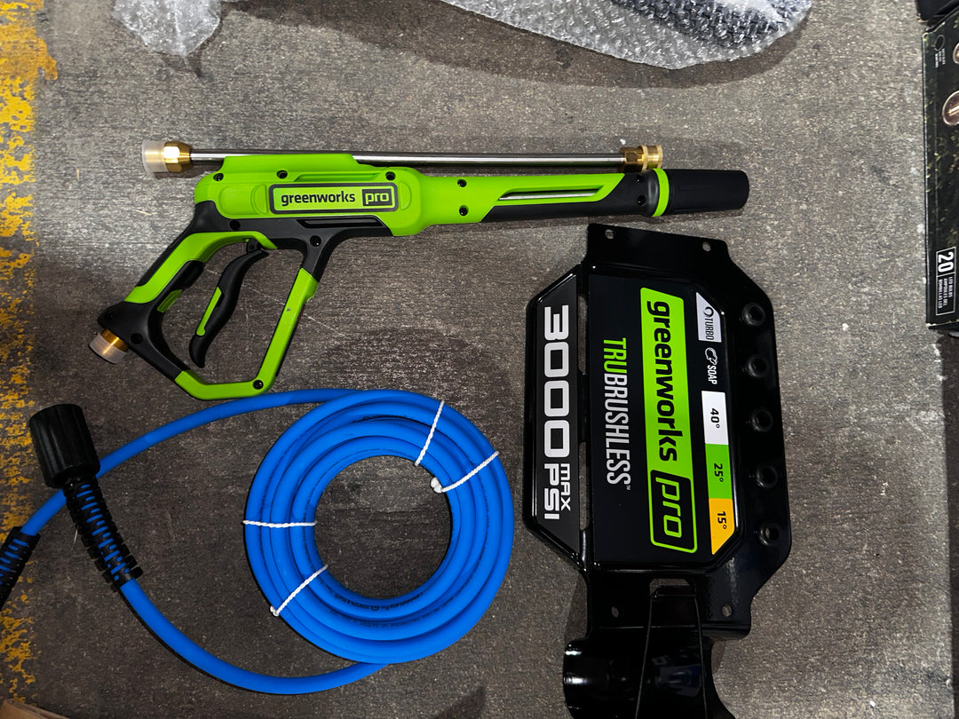 Greenworks Pro 3000 PSI 2-GPM Cold Water Electric Pressure Washer with 5 Spray Tips (used)