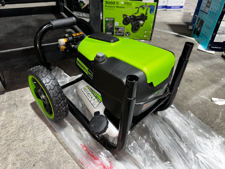 Greenworks Pro 3000 PSI 2-GPM Cold Water Electric Pressure Washer with 5 Spray Tips (used)
