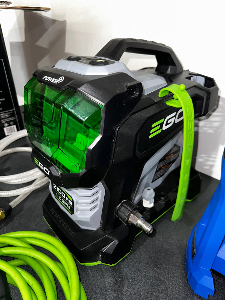 EGO POWER+ Compact 2100-PSI 1.2-GPM Cold Water Battery Pressure washer with 4 Spray Tips (USED)