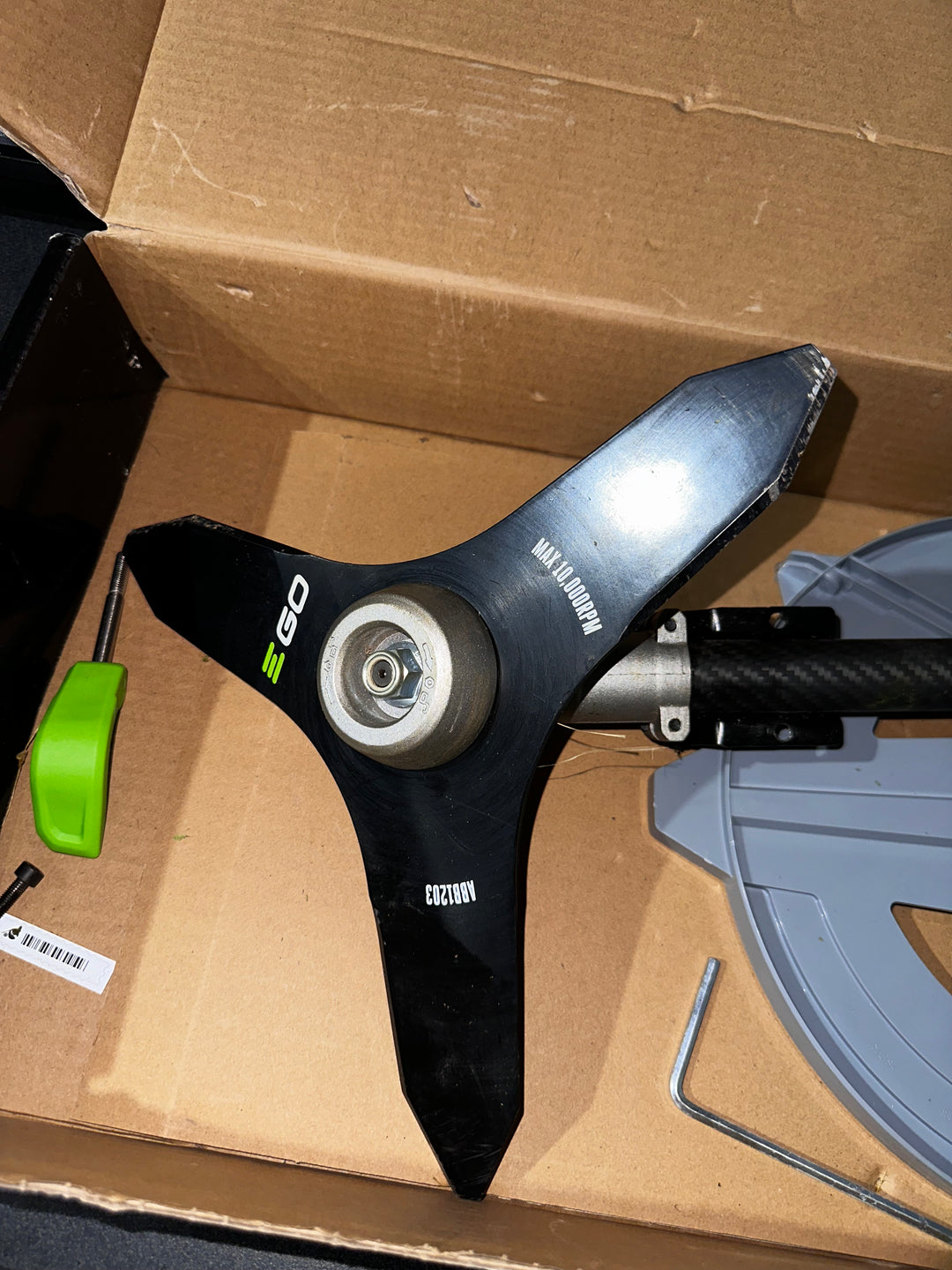 EGO POWER+ Multi-Head System Carbon Fiber Brush cutter attachment (USED)(DAMAGED)