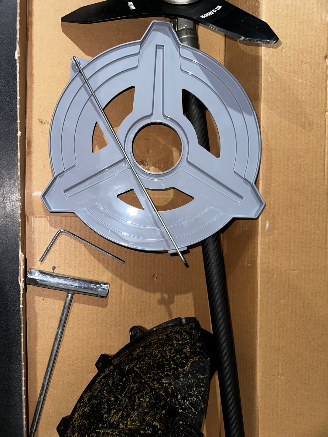 EGO POWER+ Multi-Head System Carbon Fiber Brush cutter attachment (USED)(DAMAGED)
