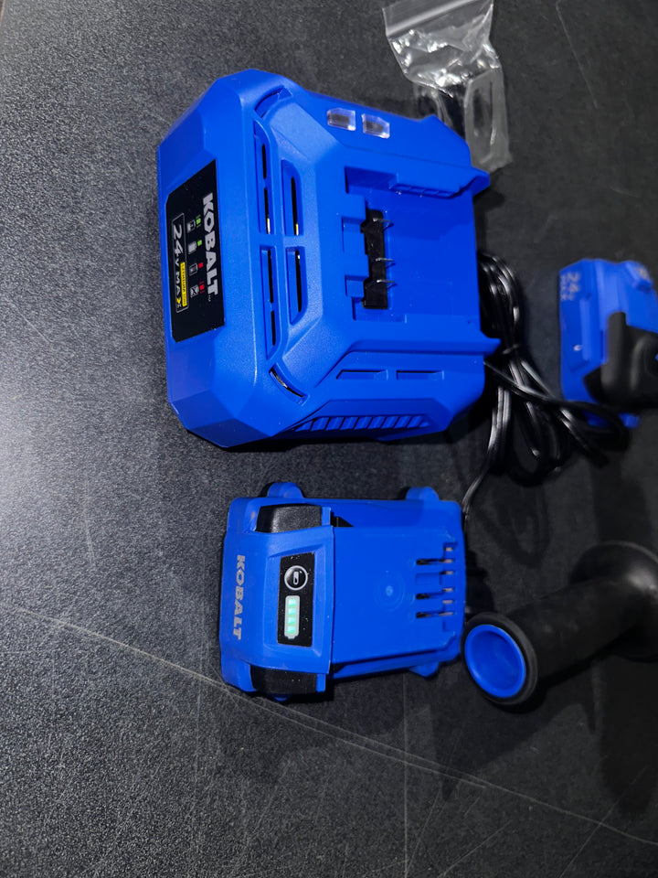 Kobalt 24-volt 1/2-in Keyless Brushless Cordless Drill 1 -Batteries Included (Soft Bag Included)(USED)(no box)