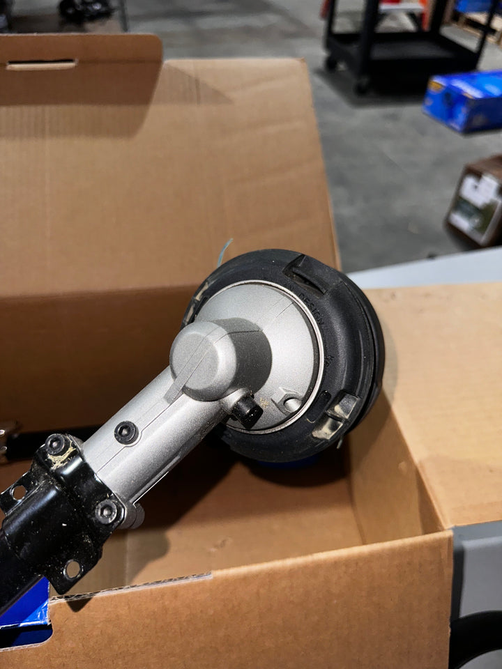 Desbrozadora de hilo a batería Kobalt Gen4 de 40 voltios y 15 pulgadas con eje recto y capacidad para accesorios de 4 Ah (batería y cargador incluidos)