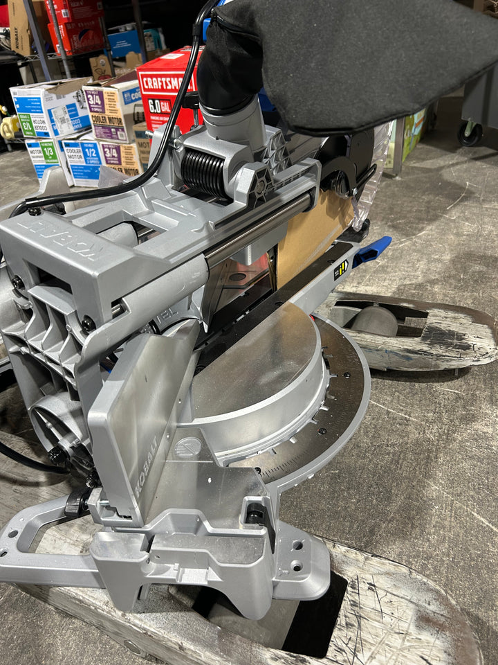 Kobalt Compact 12-in 15-Amp Dual Bevel Sliding Compound Corded Miter Saw (open box)