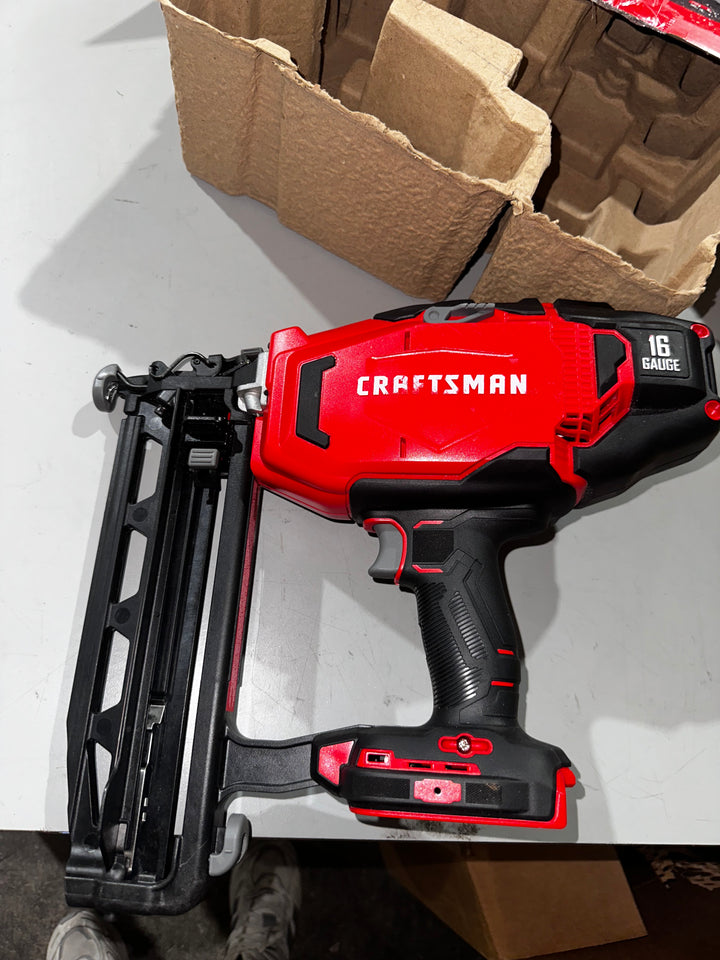 CRAFTSMAN V20 2-1/2-in 16-Gauge Cordless Straight Finish Nailer (Battery Not Included and Charger Not Included) (used)