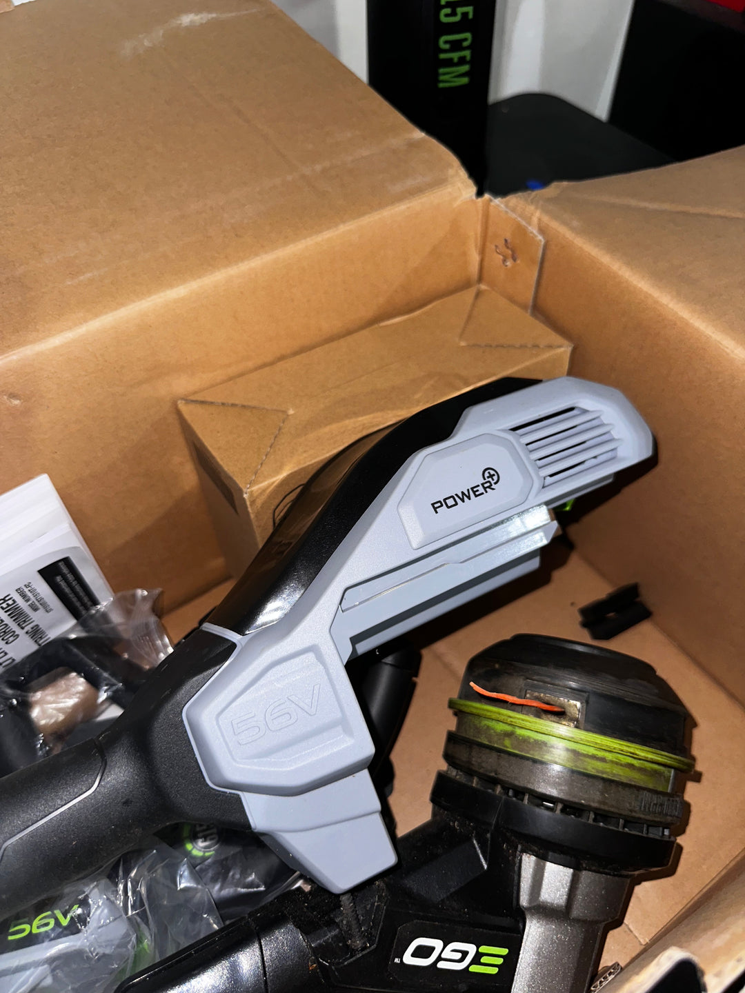 EGO POWER+ 56-volt Cordless Battery String Trimmer and Leaf Blower Combo Kit 2.5 Ah(used)