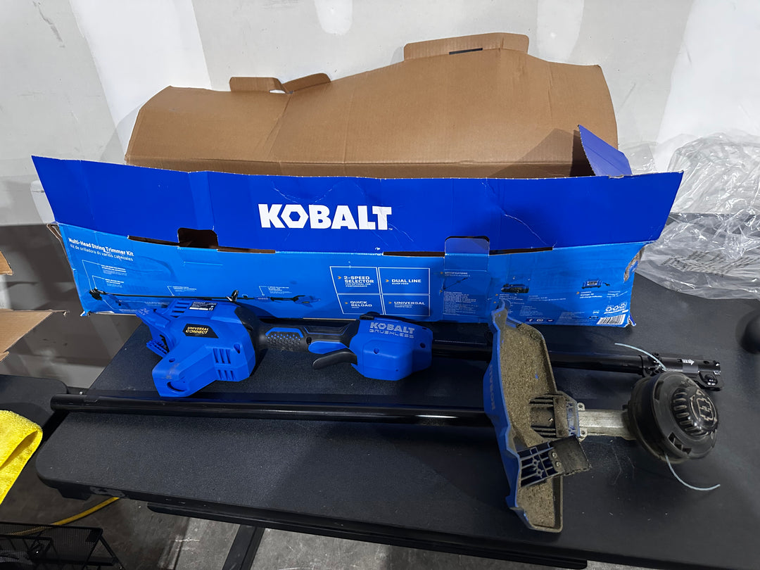 Kobalt 24-volt 15-in Split Shaft Attachment Capable Battery String Trimmer 4.0 Ah (Battery Included) (Charger Included) (USED