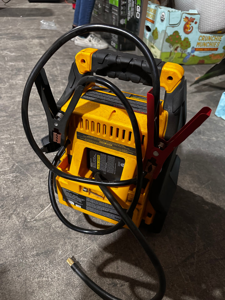 Cat Power Station with 1,200-Peak-Amp Jump Starter, Tire Compressor, and Power Inverter, CJ1000DXT (Used)