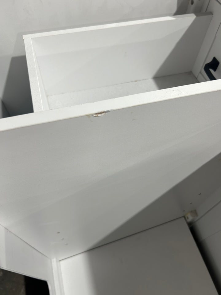 Style Selections Lowry 49-in White Single Sink Bathroom Vanity (No Top) (DAMAGED)