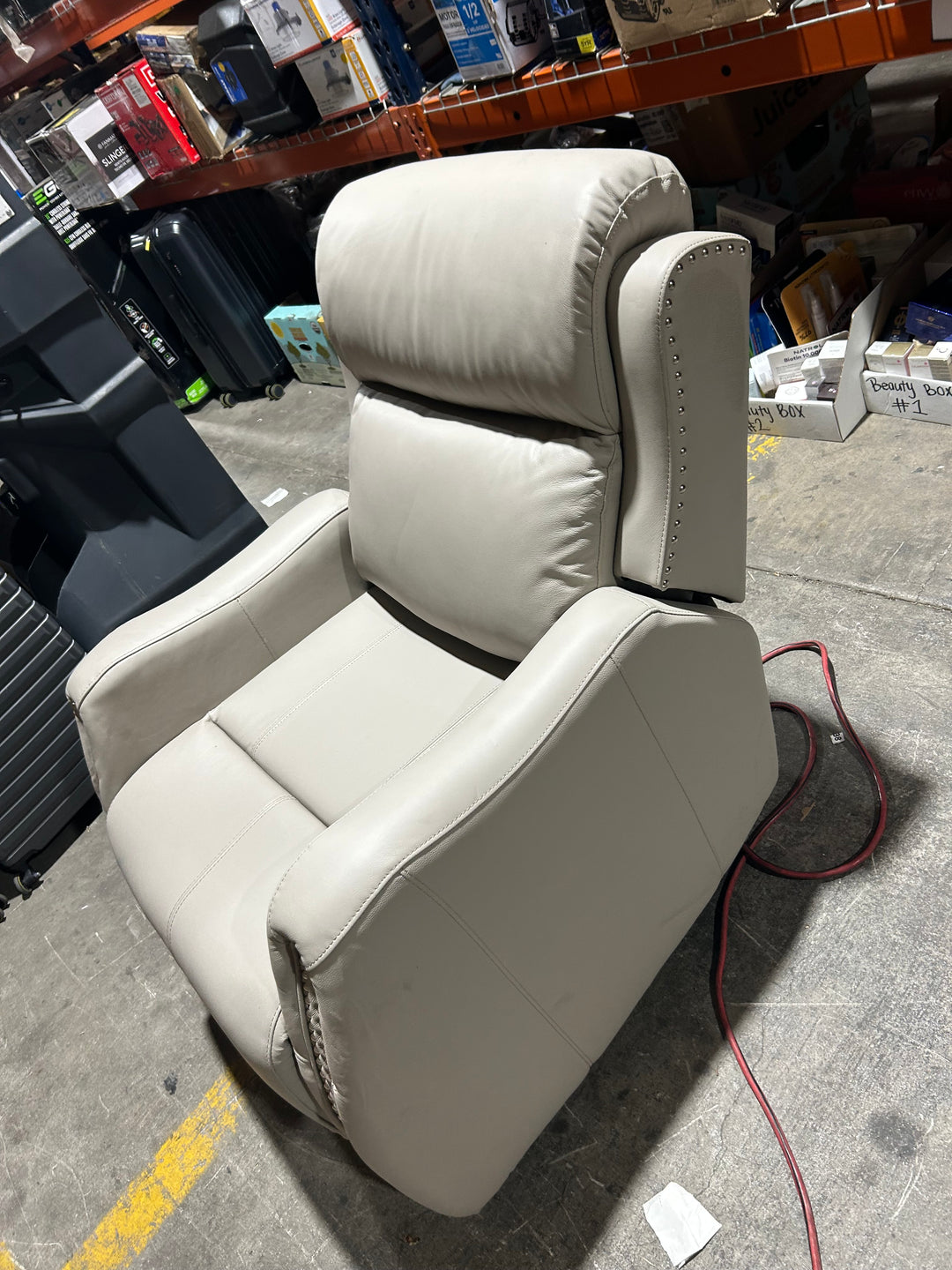 Camilo 33" Wide Dual Motor Power Recliner by HULALA HOME (open box)