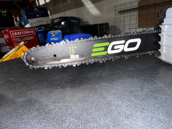 EGO 56-volt 16-in Battery 2.5 Ah Chainsaw (Battery and Charger Included) (used)