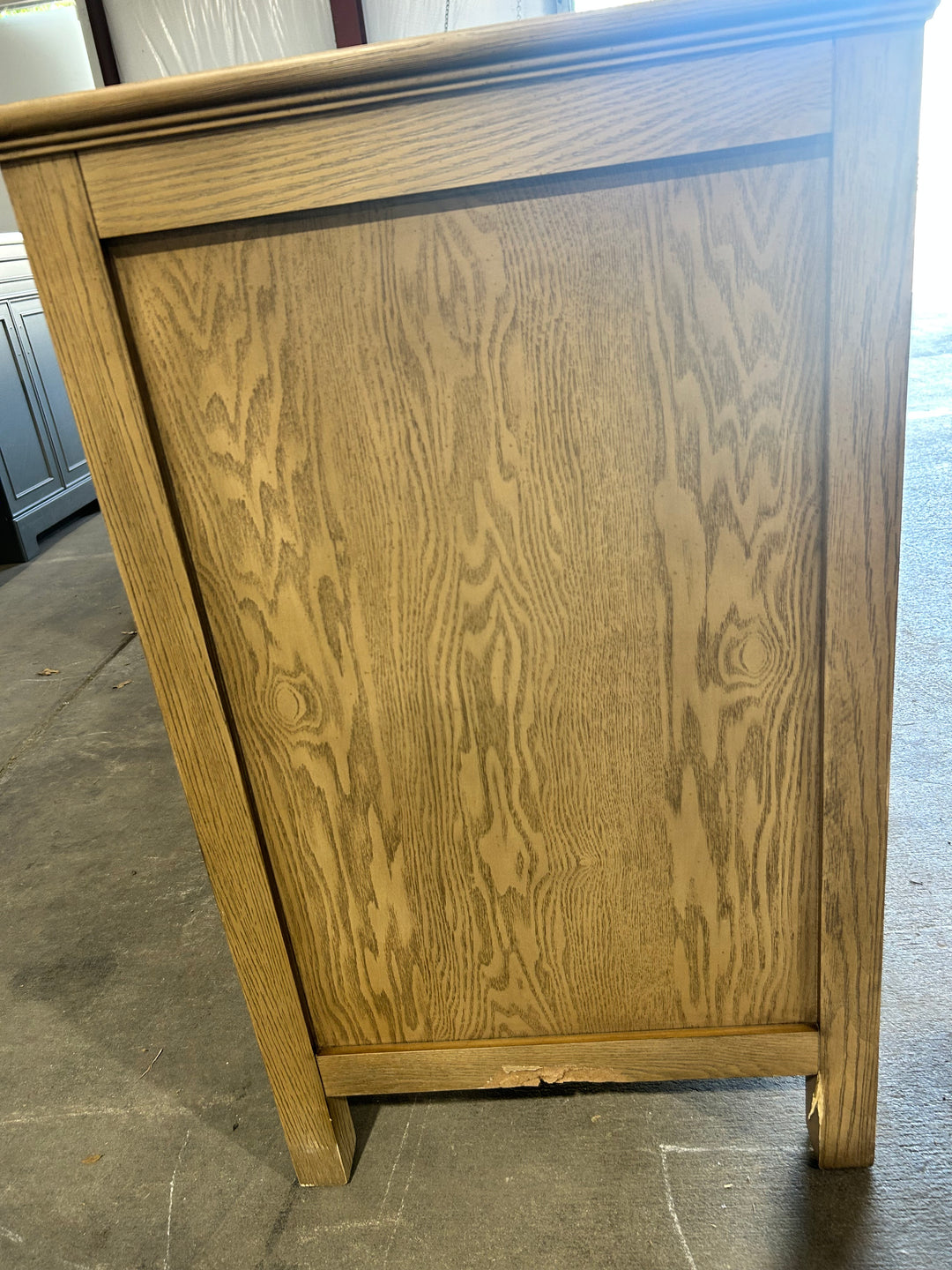 allen + roth Cantrell 72-in Clear Oak Undermount Double Sink Bathroom Vanity (DAMAGED) (NO TOP)