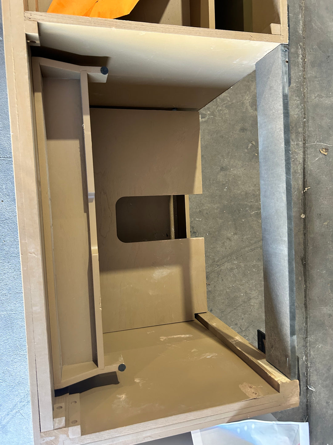 allen + roth Cantrell 72-in Clear Oak Undermount Double Sink Bathroom Vanity (DAMAGED) (NO TOP)