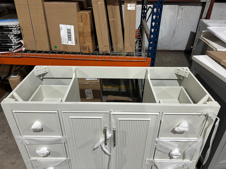 Style Selections Alaia 48-in Muse Gray Undermount Single Sink Bathroom Vanity (NO TOP) (OPEN BOX)