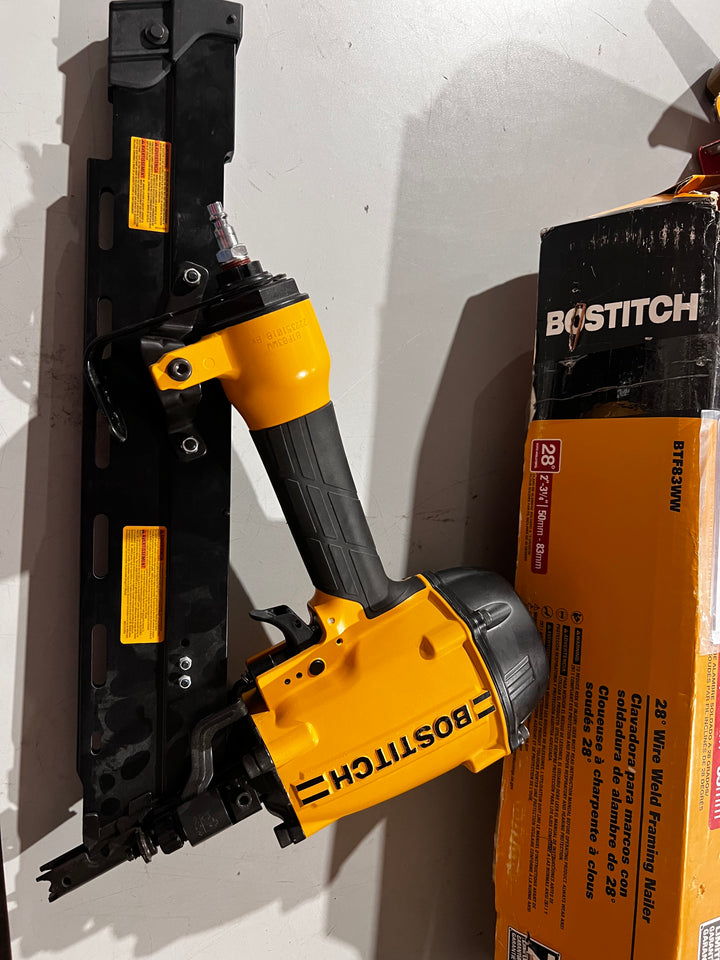 BOSTITCH Framing Nailer, Wire Weld, 28 Degree, 2 to 3-1/4-Inch, Pneumatic (open box)