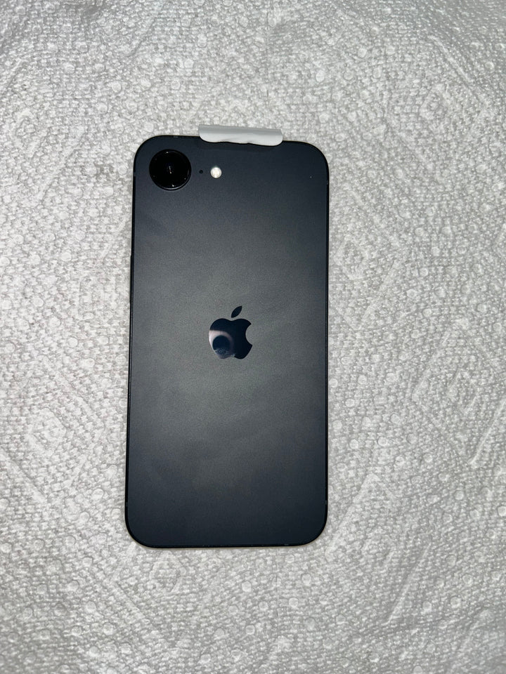 Straight Talk Apple iPhone 16e, 5G, 128GB, Black - Prepaid Smartphone (open box)