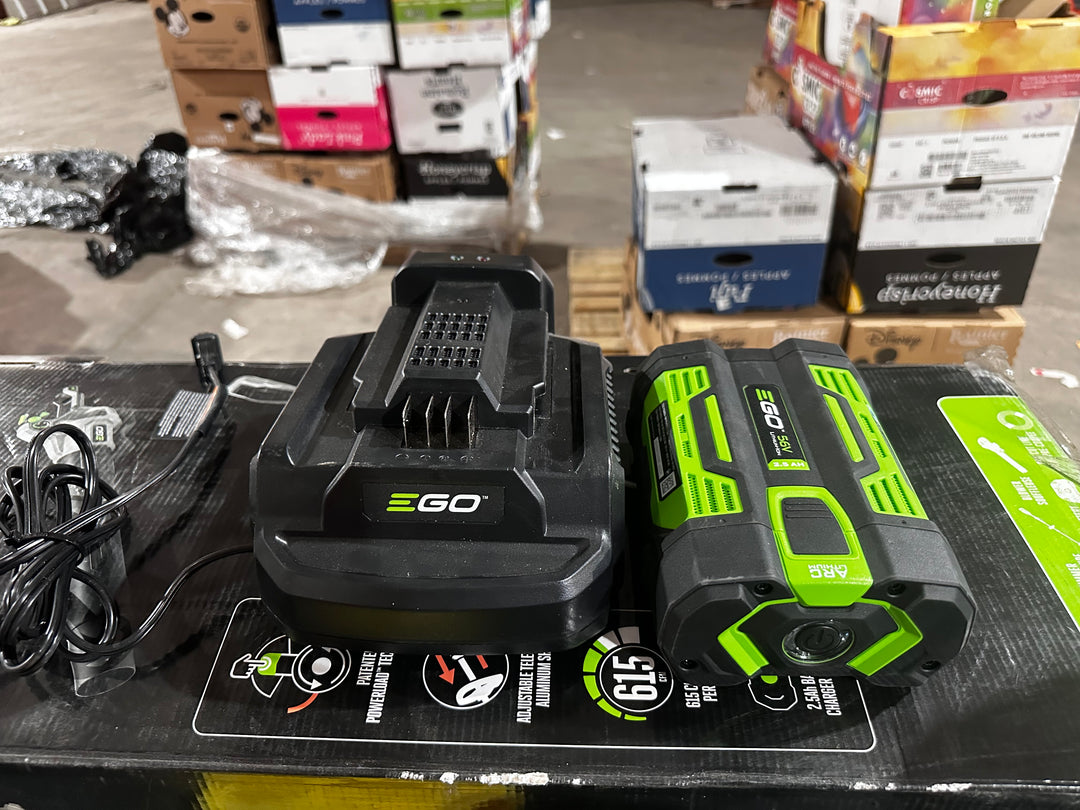 EGO POWER+ 56-volt Cordless Battery String Trimmer and Leaf Blower and Combo Kit 2.5 Ah (Battery Included) (Charger Included) (Used)
