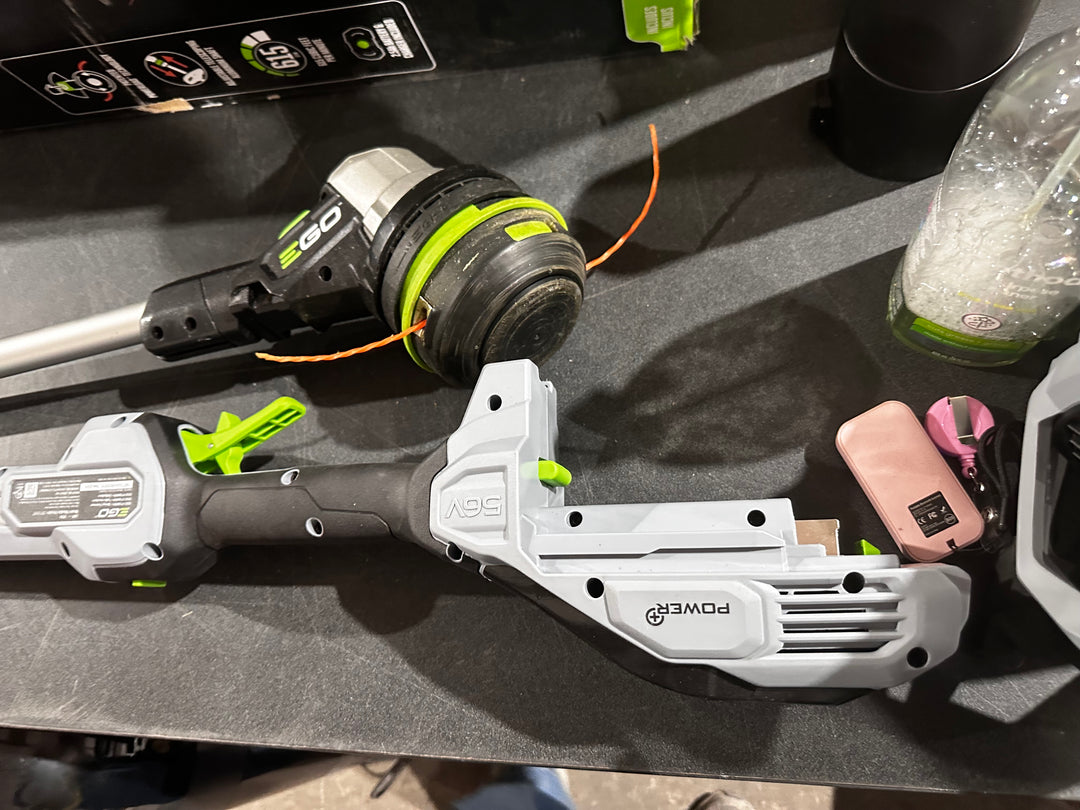 EGO POWER+ 56-volt Cordless Battery String Trimmer and Leaf Blower and Combo Kit 2.5 Ah (Battery Included) (Charger Included) (Used)