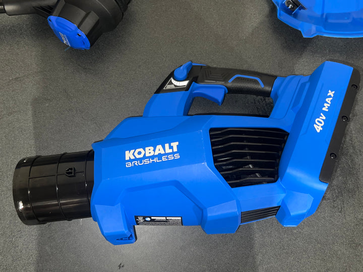 Kit combinado de recortadora de hilo y soplador de hojas inalámbrico Kobalt Gen4 de 40 voltios y 4 Ah (batería y cargador incluidos) (USADO)