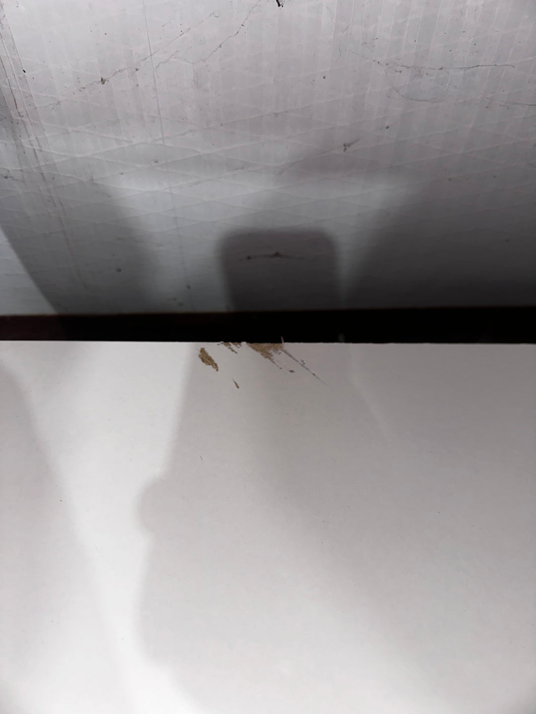 Project Source Dover 24-in Navy Blue Single Sink Bathroom Vanity with White Cultured Marble Top (Damaged)